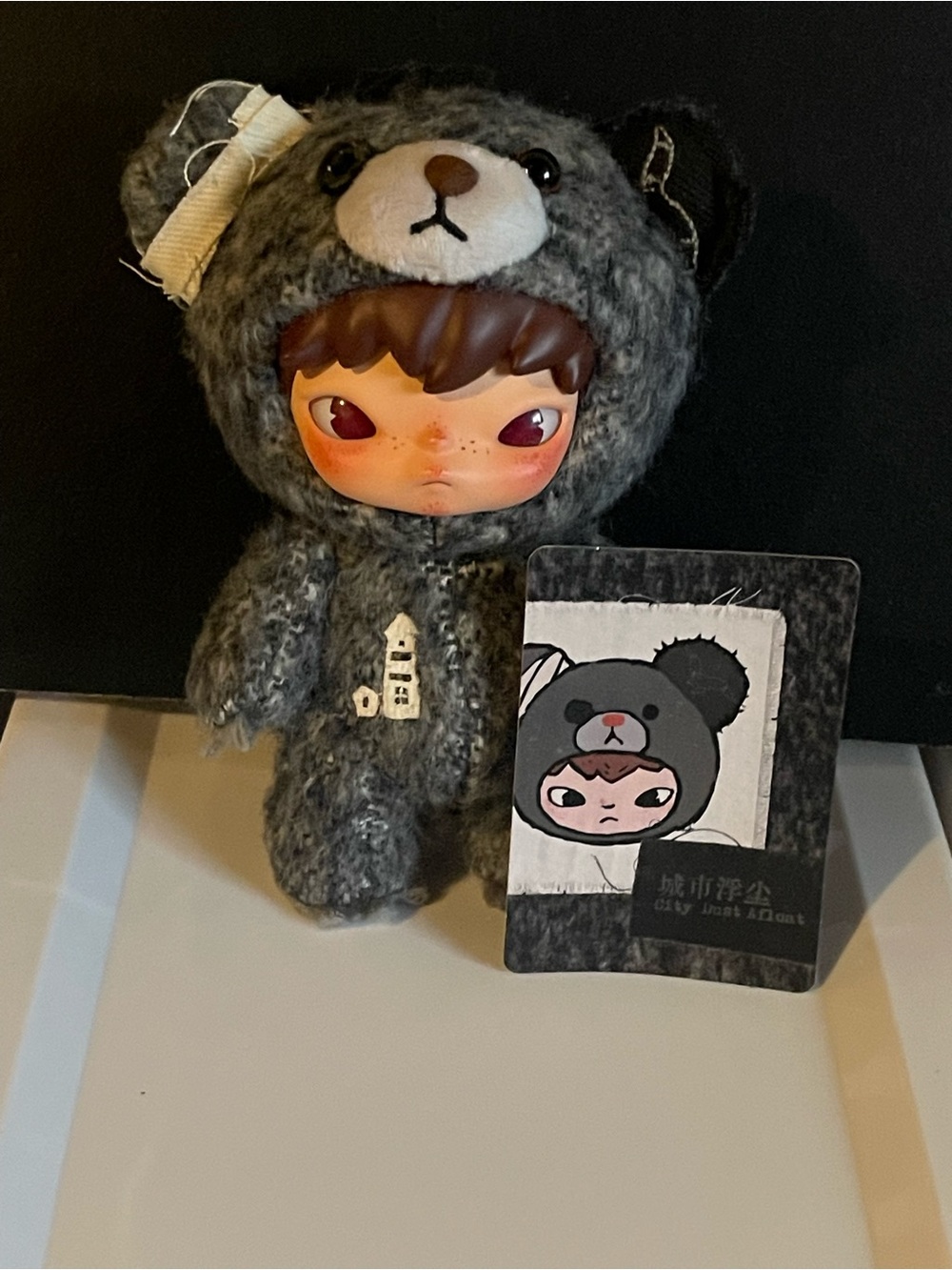 Hirono Road Journal Series-Plush Doll Pendant with Card